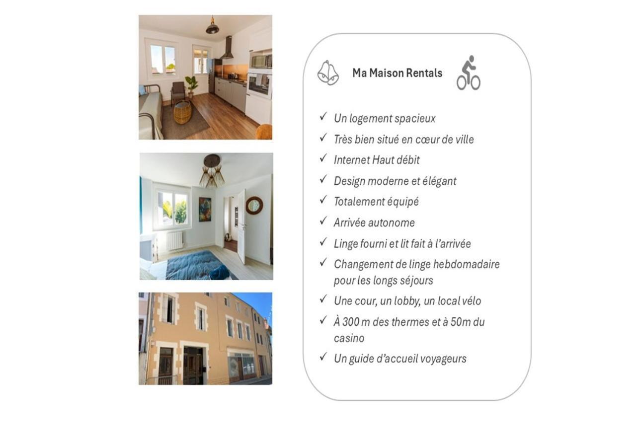Bel Appartement 35 M 1Er Etage Évaux-les-Bains Dış mekan fotoğraf